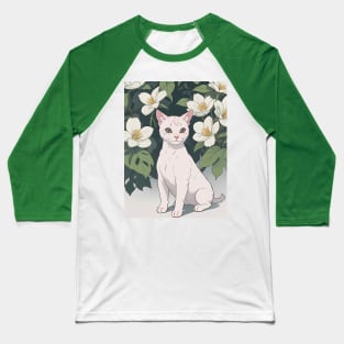 Confident Siamese Grace Baseball T-Shirt